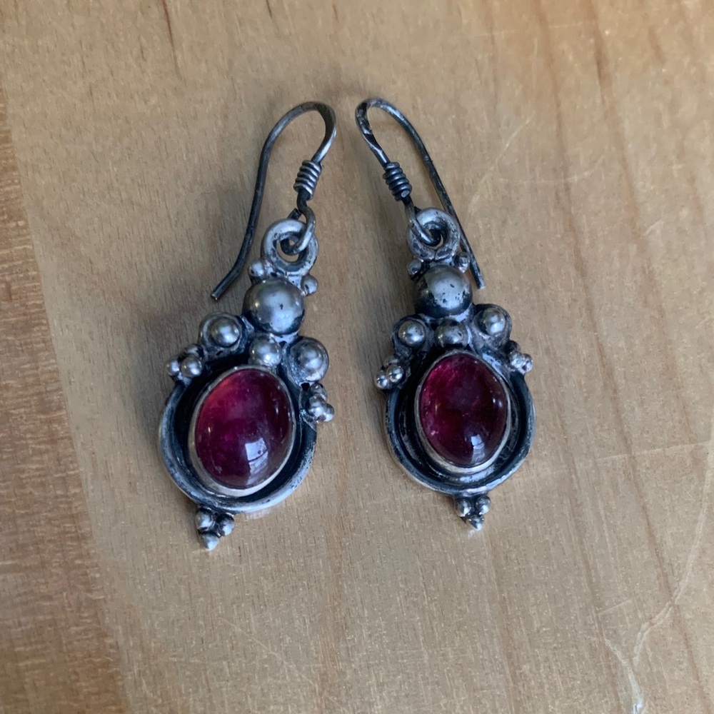 Sterling Silver Gemstone Earrings
